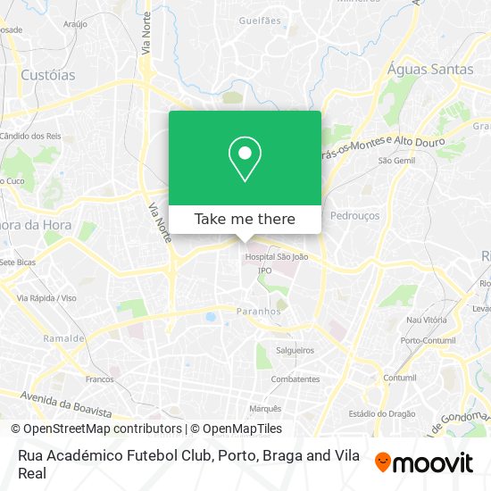 Rua Académico Futebol Club map