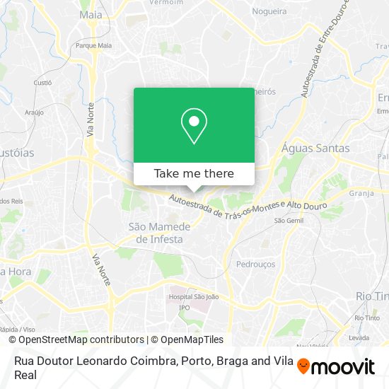 Rua Doutor Leonardo Coimbra map