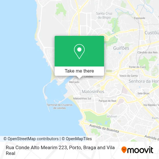 Rua Conde Alto Mearim 223 map