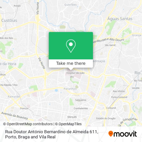Rua Doutor António Bernardino de Almeida 611 map