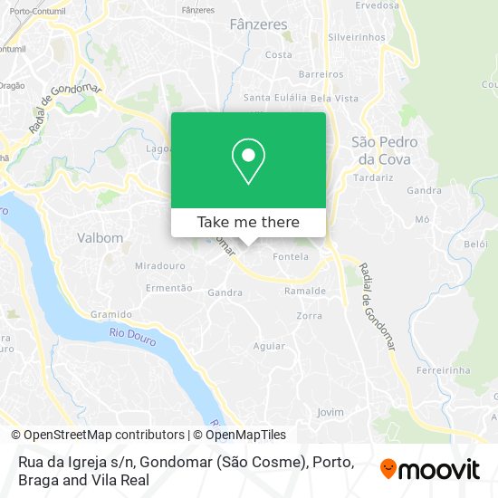 Rua da Igreja s / n, Gondomar (São Cosme) map