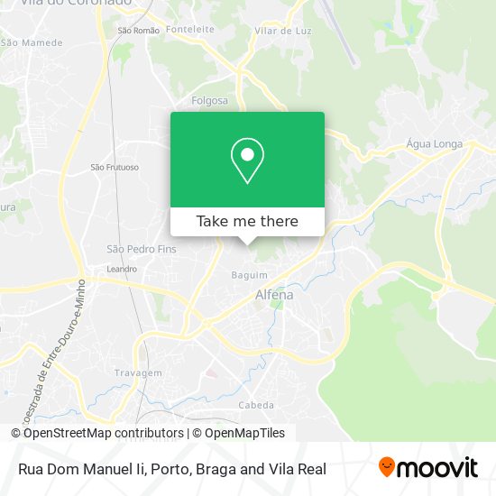 Rua Dom Manuel Ii map