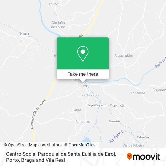 Centro Social Paroquial de Santa Eulália de Eirol mapa