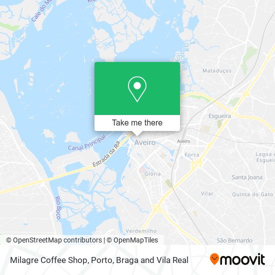 Milagre Coffee Shop map