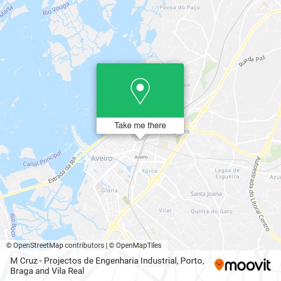 M Cruz - Projectos de Engenharia Industrial map