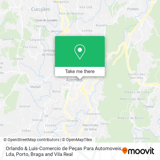 Orlando & Luis-Comercio de Peças Para Automoveis, Lda map