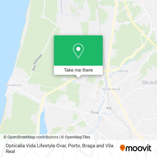 Opticalia Vida Lifestyle Ovar mapa