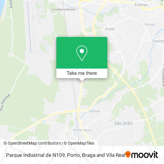 Parque Industrial de N109 map
