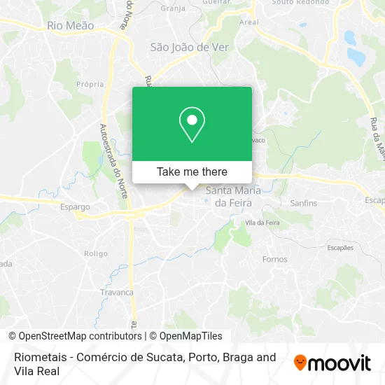 Riometais - Comércio de Sucata map