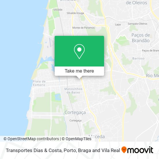 Transportes Dias & Costa map