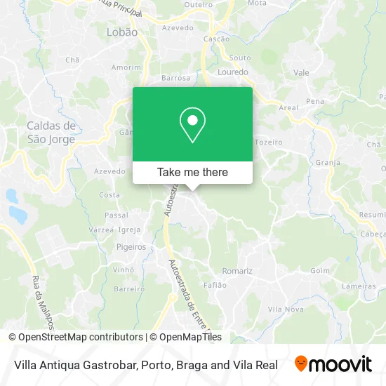 Villa Antiqua Gastrobar map