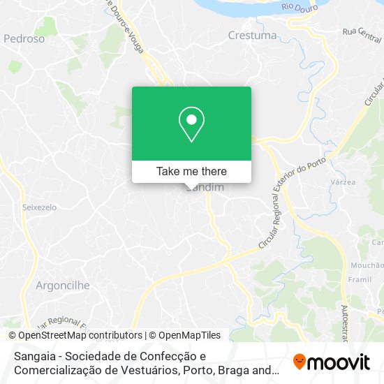 Sangaia - Sociedade de Confecção e Comercialização de Vestuários map