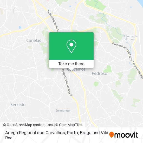 Adega Regional dos Carvalhos map