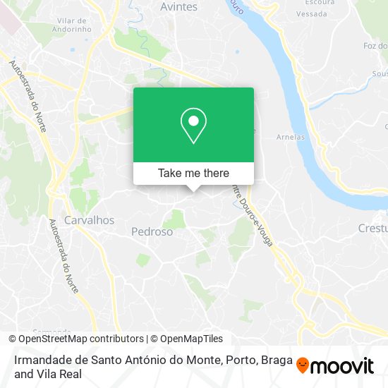 Irmandade de Santo António do Monte map