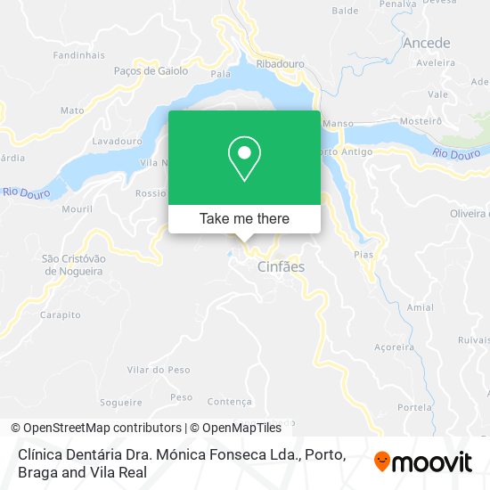 Clínica Dentária Dra. Mónica Fonseca Lda. map