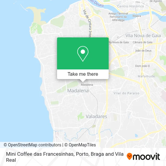 Mini Coffee das Francesinhas map