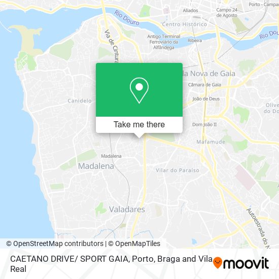 CAETANO DRIVE/ SPORT GAIA map
