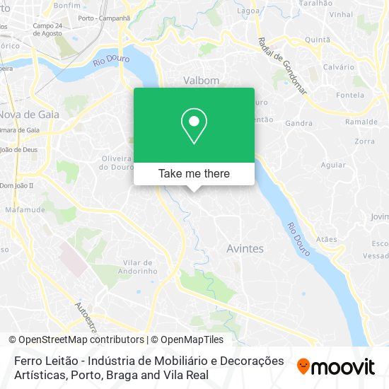 Ferro Leitão - Indústria de Mobiliário e Decorações Artísticas map
