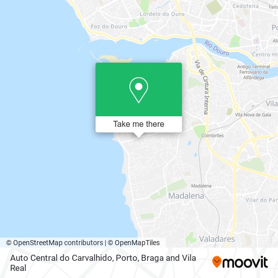 Auto Central do Carvalhido map