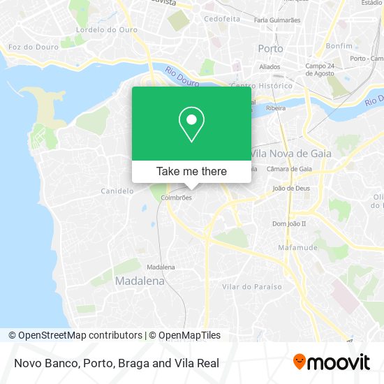 Novo Banco map