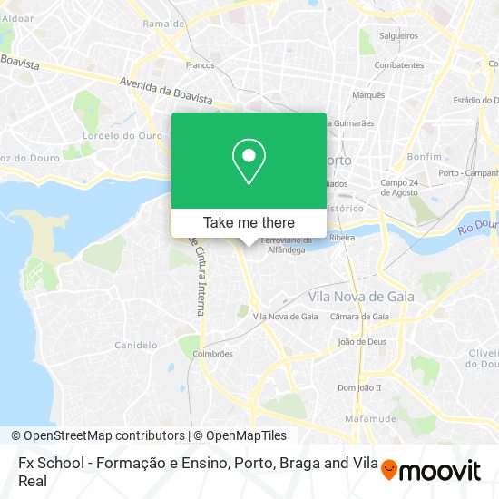Fx School - Formação e Ensino map
