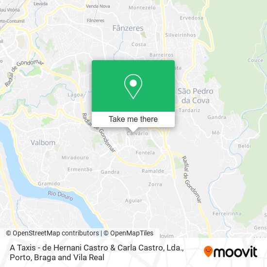 A Taxis - de Hernani Castro & Carla Castro, Lda. map