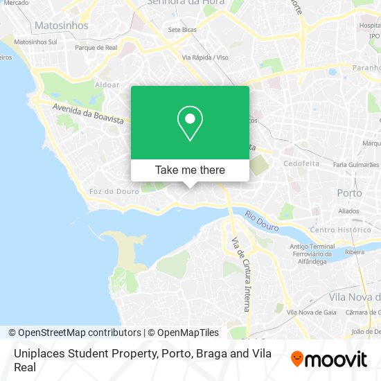 Uniplaces Student Property map