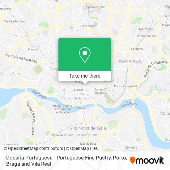 Doçaria Portuguesa - Portuguese Fine Pastry map
