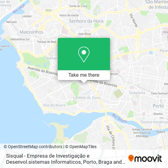 Sisqual - Empresa de Investigação e Desenvol.sistemas Informaticos map