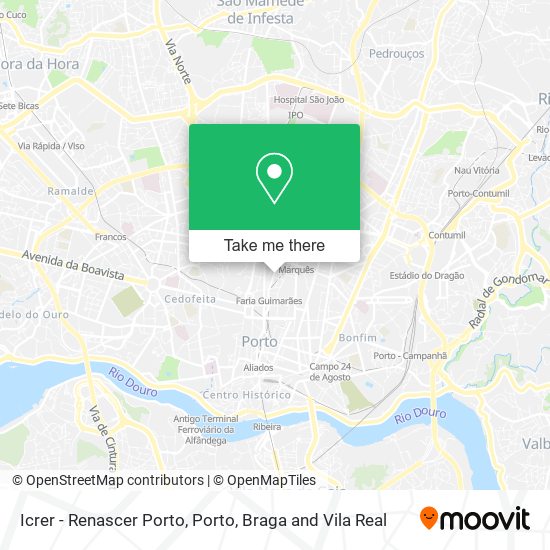 Icrer - Renascer Porto map