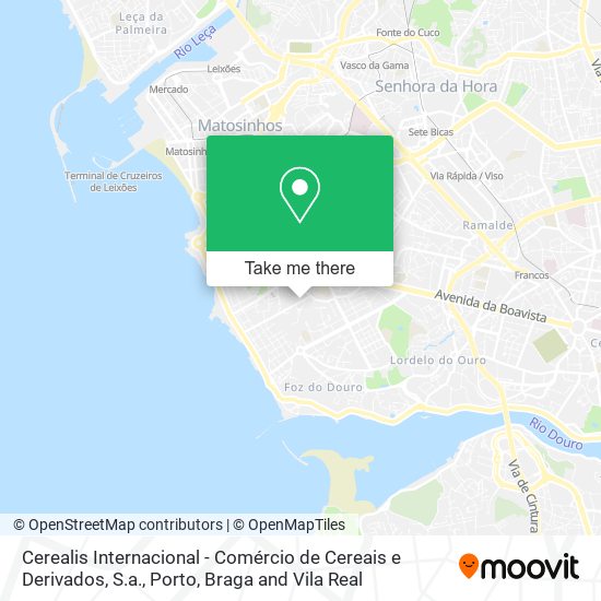 Cerealis Internacional - Comércio de Cereais e Derivados, S.a. map