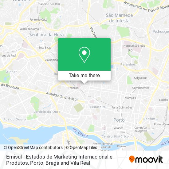 Emisul - Estudos de Marketing Internacional e Produtos map