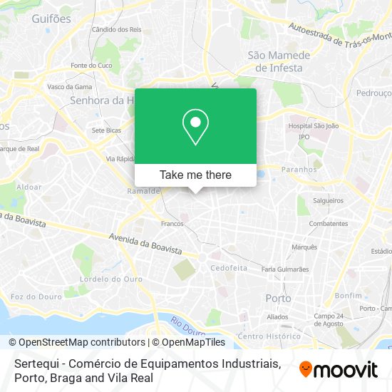 Sertequi - Comércio de Equipamentos Industriais map