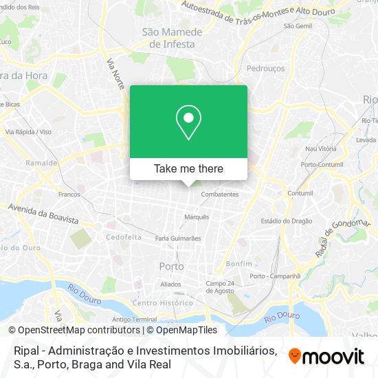 Ripal - Administração e Investimentos Imobiliários, S.a. map