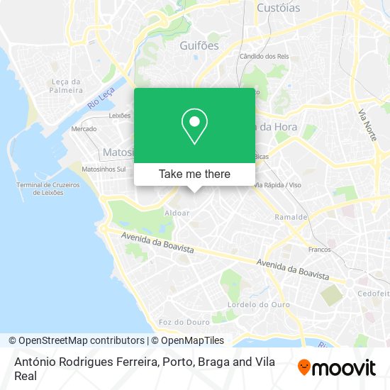 António Rodrigues Ferreira map