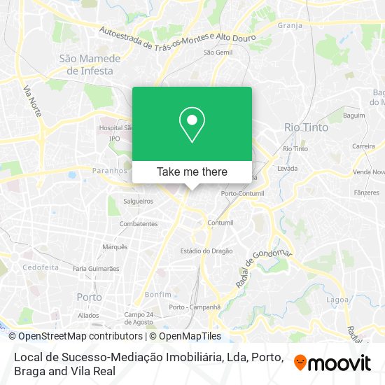 Local de Sucesso-Mediação Imobiliária, Lda map
