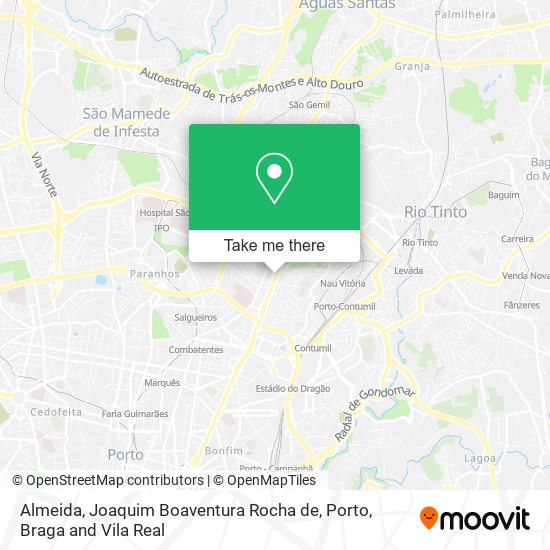 Almeida, Joaquim Boaventura Rocha de mapa