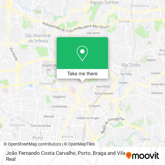 João Fernando Costa Carvalho map