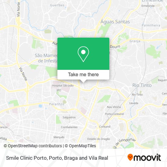 Smile Clinic Porto map