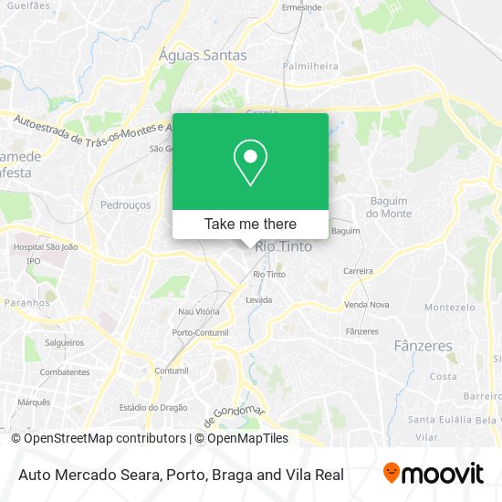 Auto Mercado Seara map