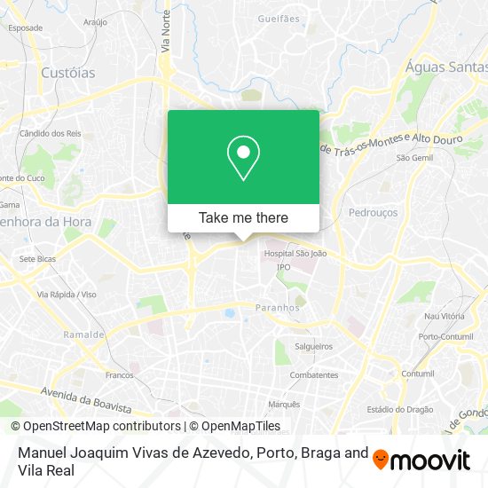 Manuel Joaquim Vivas de Azevedo map