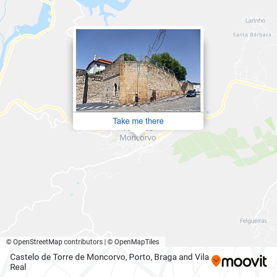 Castelo de Torre de Moncorvo map