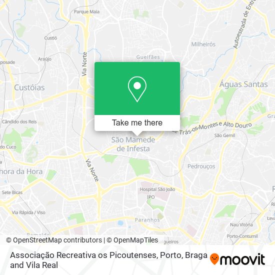 Associação Recreativa os Picoutenses map