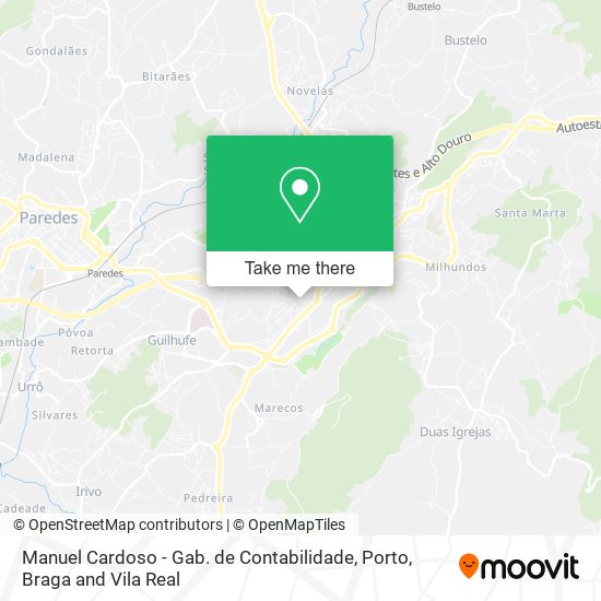 Manuel Cardoso - Gab. de Contabilidade map