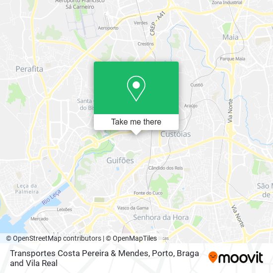 Transportes Costa Pereira & Mendes map