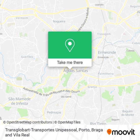 Transglobart-Transportes Unipessoal mapa