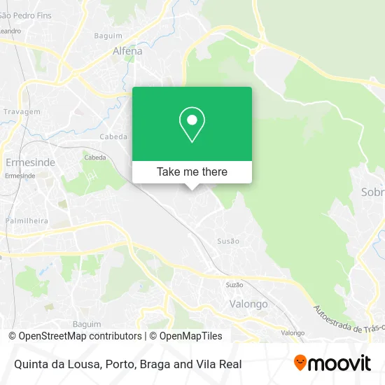 Quinta da Lousa map