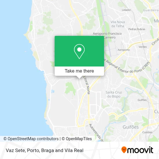 Vaz Sete map