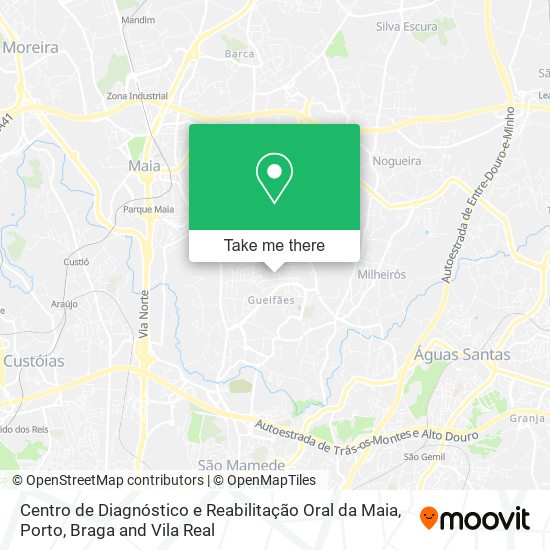 Centro de Diagnóstico e Reabilitação Oral da Maia map