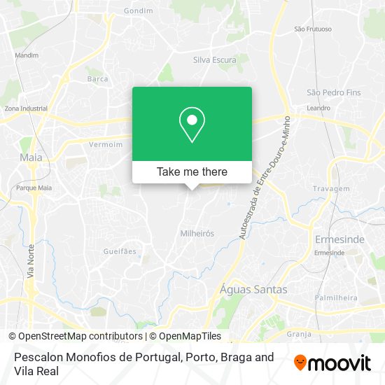 Pescalon Monofios de Portugal map